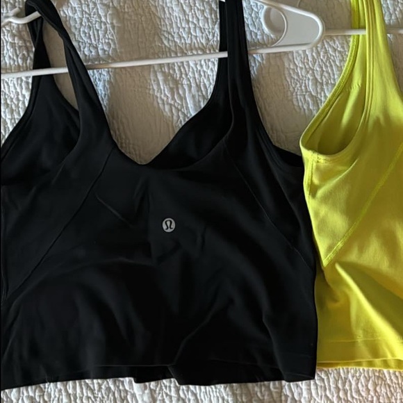 EUC Lululemon Align Crop - Black size 6 - Picture 2 of 2